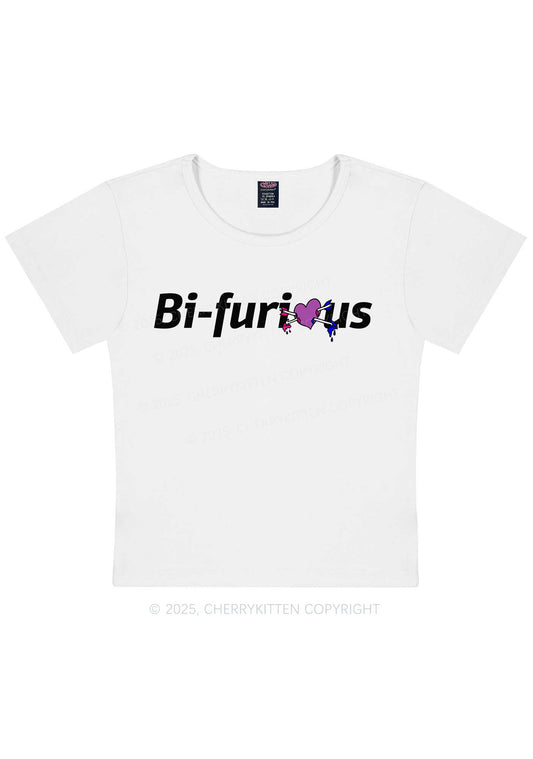 Bifurious Pride Y2K Baby Tee Cherrykitten