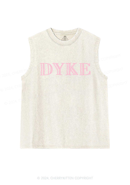 DYKE Y2K Washed Tank Cherrykitten