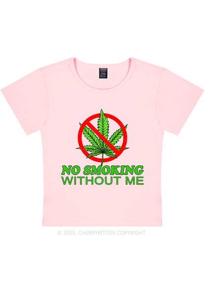 No Smoking Without Me Y2K Baby Tee Cherrykitten