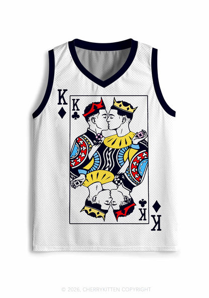 Black Gay King Pride Y2K Sport Jersey Tank Cherrykitten