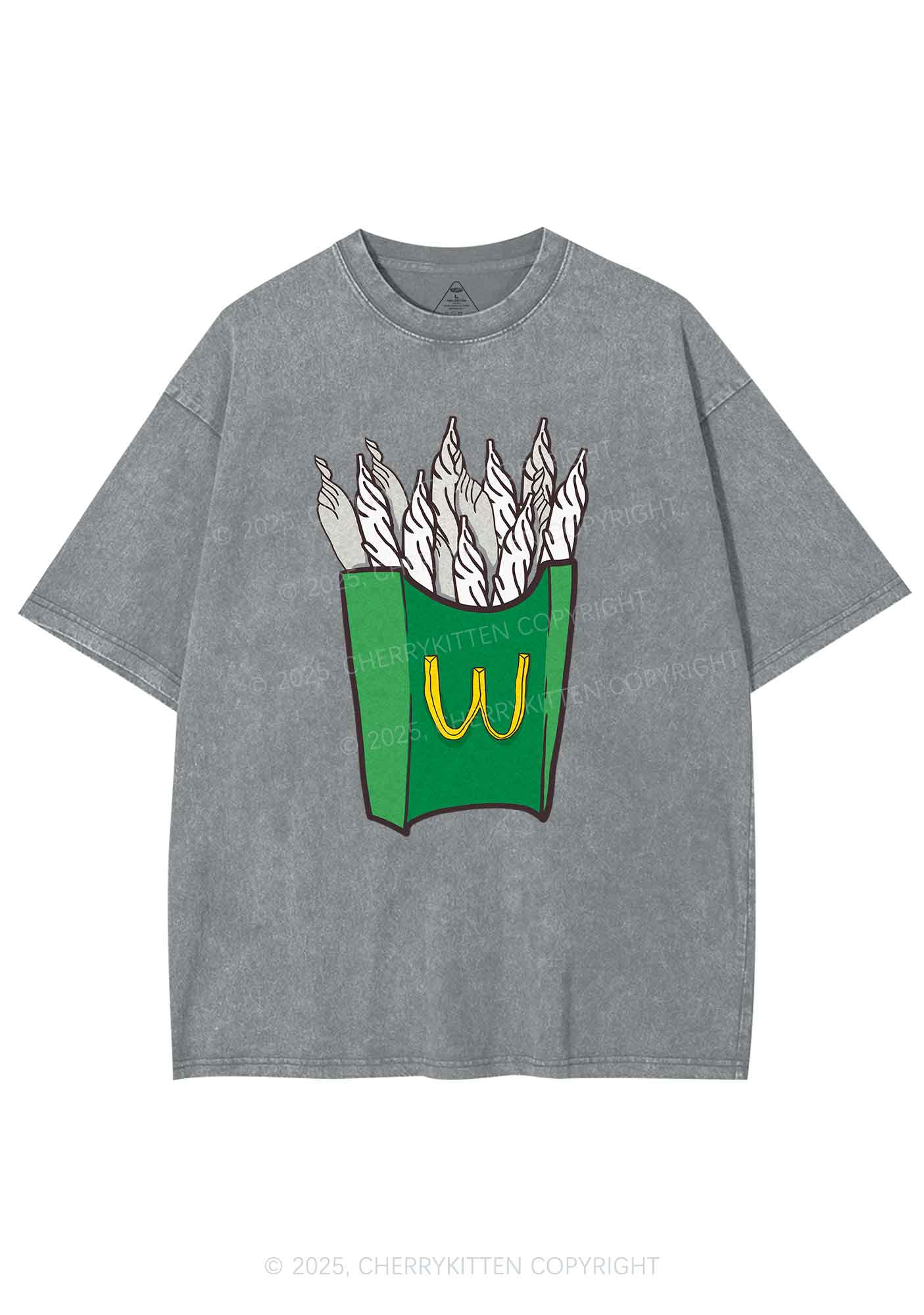 M Smoke Y2K Washed Tee Cherrykitten