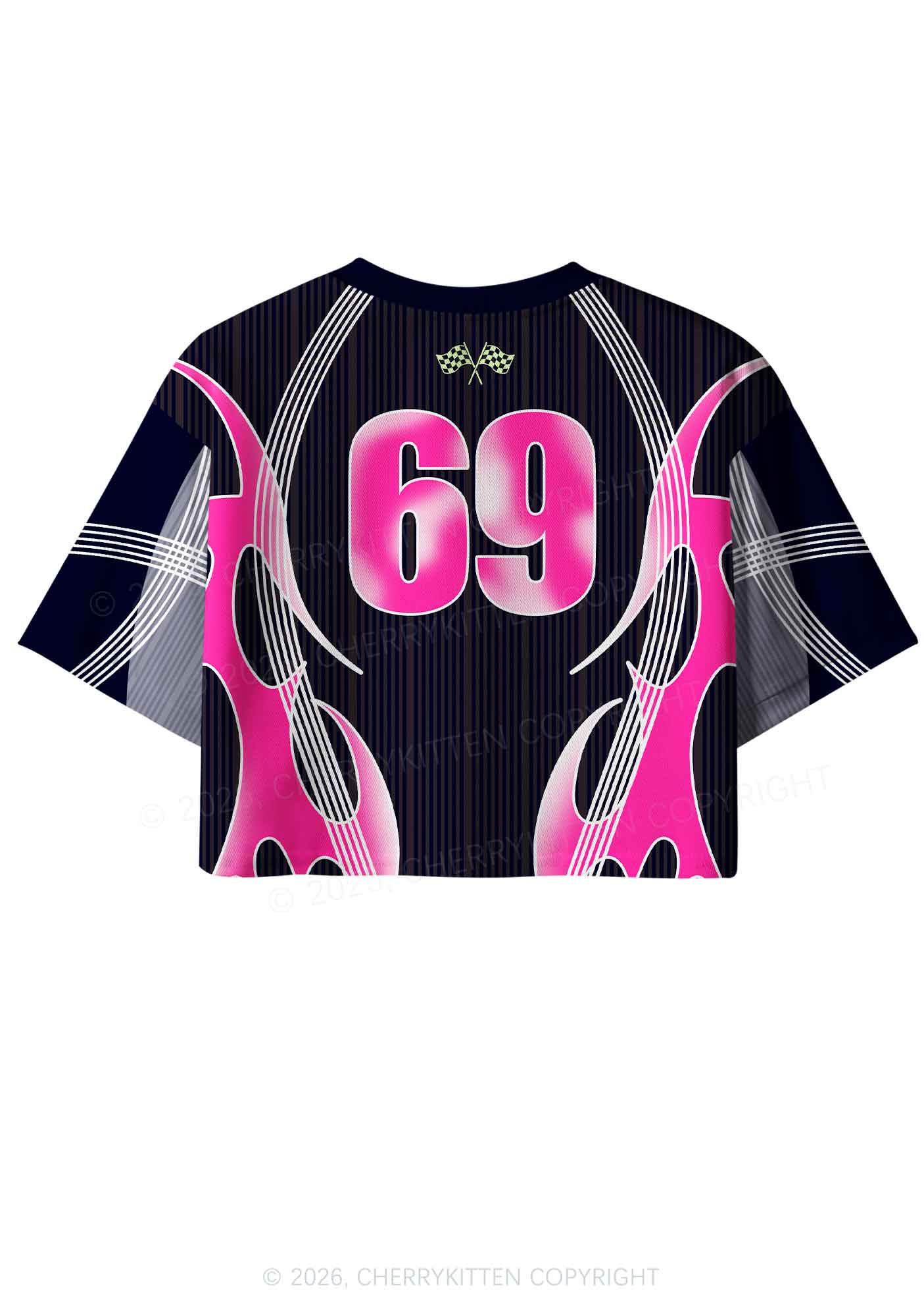 Dyke Country Pride Y2K Crop Sport Jersey Shirts Cherrykitten
