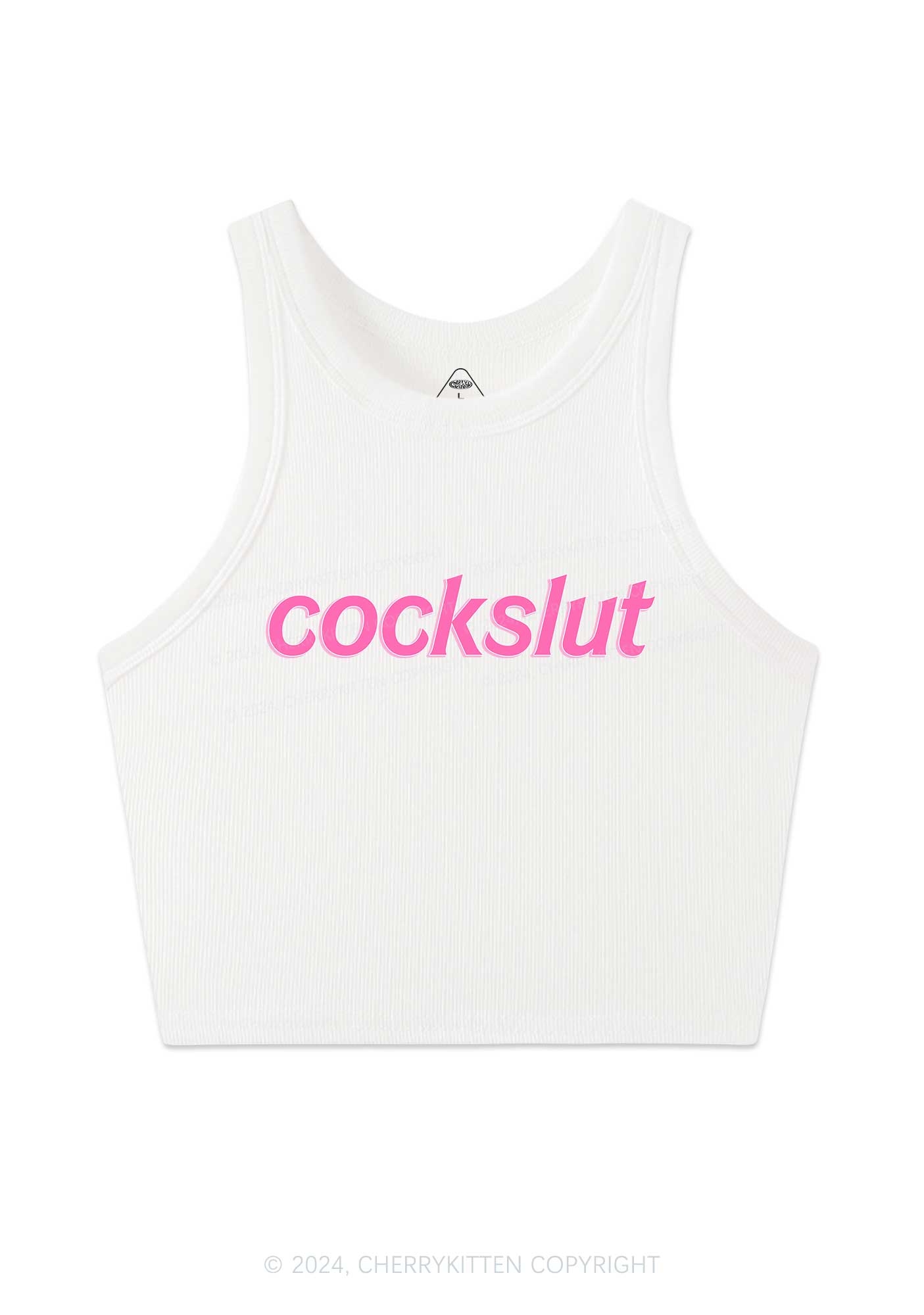 Cockslxt Y2K Crop Tank Top Cherrykitten