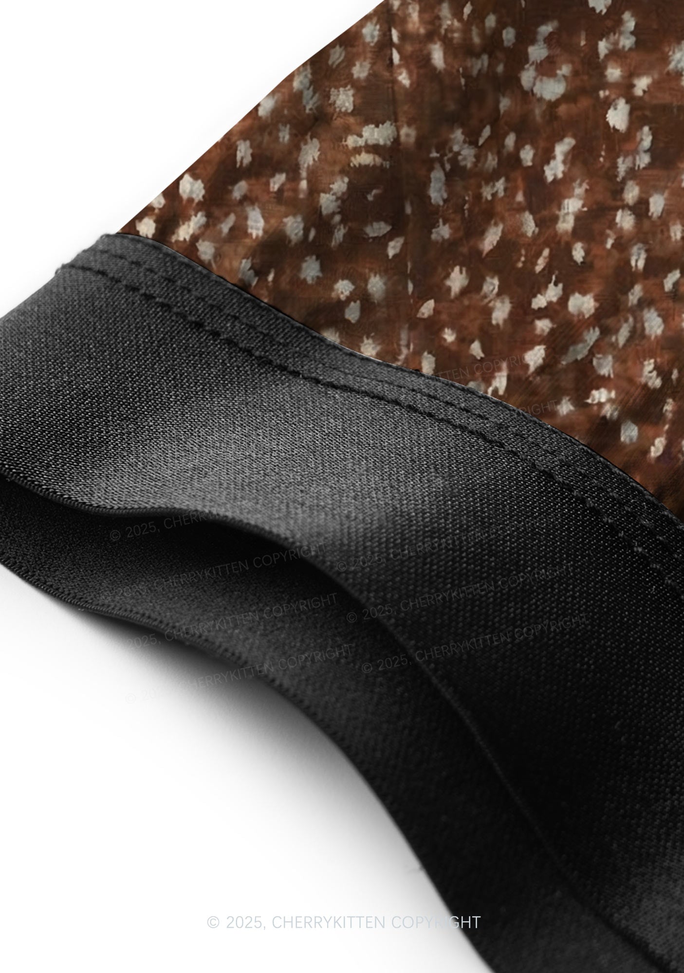 Dark Brown Speckle Y2K Print Men Boxer Briefs Cherrykitten