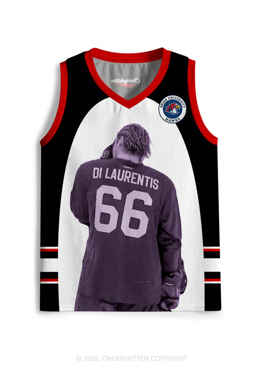 Hockey Player DL Y2K Sport Jersey Tank Cherrykitten