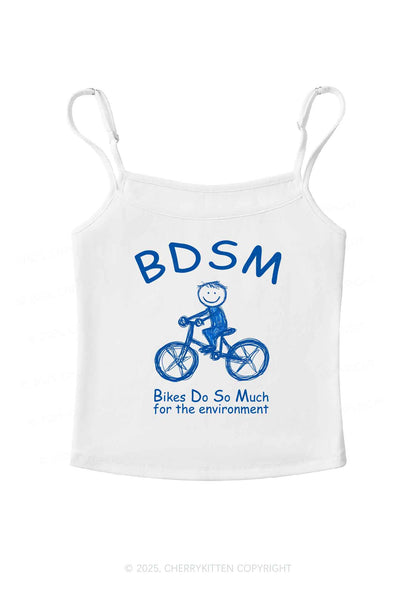 Bikes Do Much Environment Y2K Spaghetti Strap Cami Cherrykitten