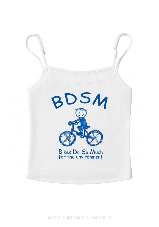 Bikes Do Much Environment Y2K Spaghetti Strap Cami Cherrykitten