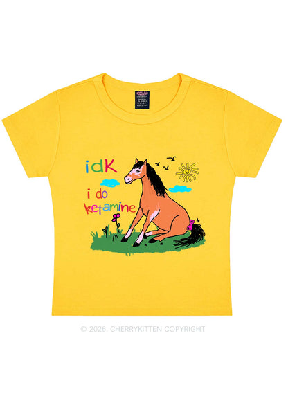 I Do kxxamine Y2K Baby Tee Cherrykitten