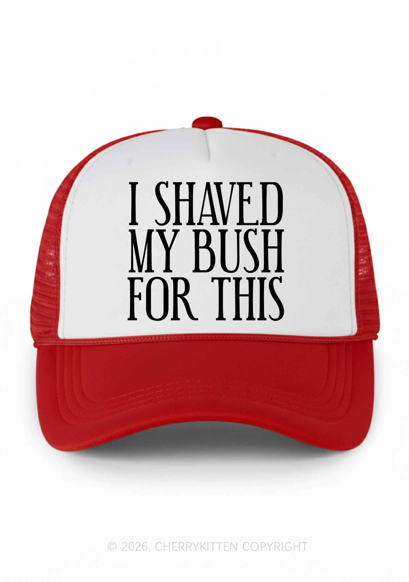 I Shaved My Bush For This Y2K Colorblock Trucker Hat Cherrykitten