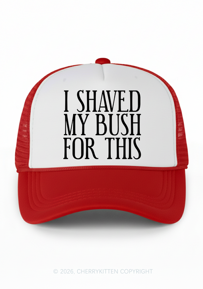 I Shaved My Bush For This Y2K Colorblock Trucker Hat Cherrykitten
