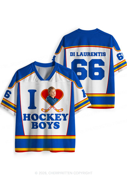 I Love Hockey Boy GG Y2K Sport Jersey Shirts Cherrykitten