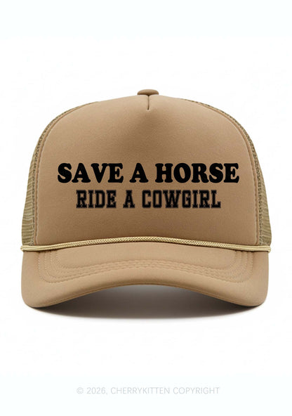 Ride A Cowgirl Y2K Trucker Hat Cherrykitten