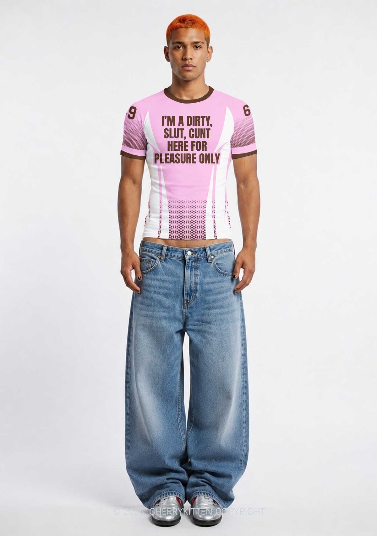Im A Dirty Slxt Y2K Football Jersey Shirts Cherrykitten