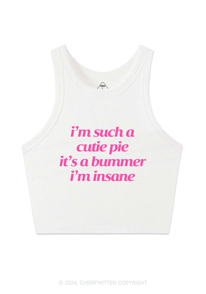 Such A Cutie Pie Y2K Crop Tank Top Cherrykitten