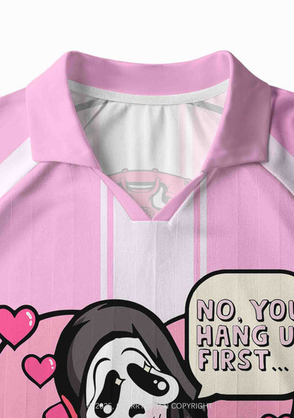 Halloween Custom Horror Hang Up Frist Y2K Sport Long Sleeve Jersey Shirts Cherrykitten