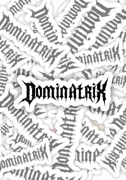 Dominatrix 1Pc Y2K Sticker Cherrykitten