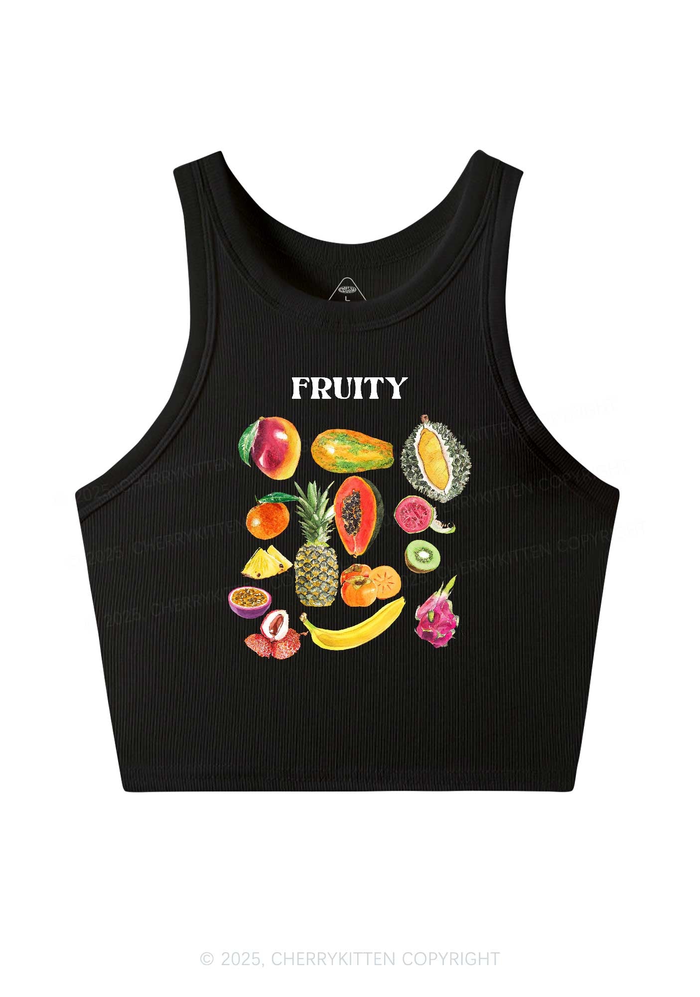 Fruity Y2K Crop Tank Top Cherrykitten