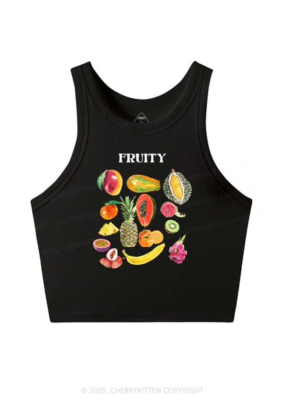 Fruity Y2K Crop Tank Top Cherrykitten
