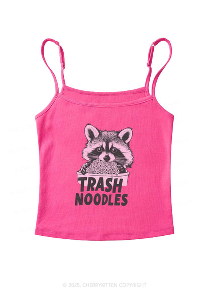 Raccoon Trash Noodles Y2K Spaghetti Strap Cami Cherrykitten