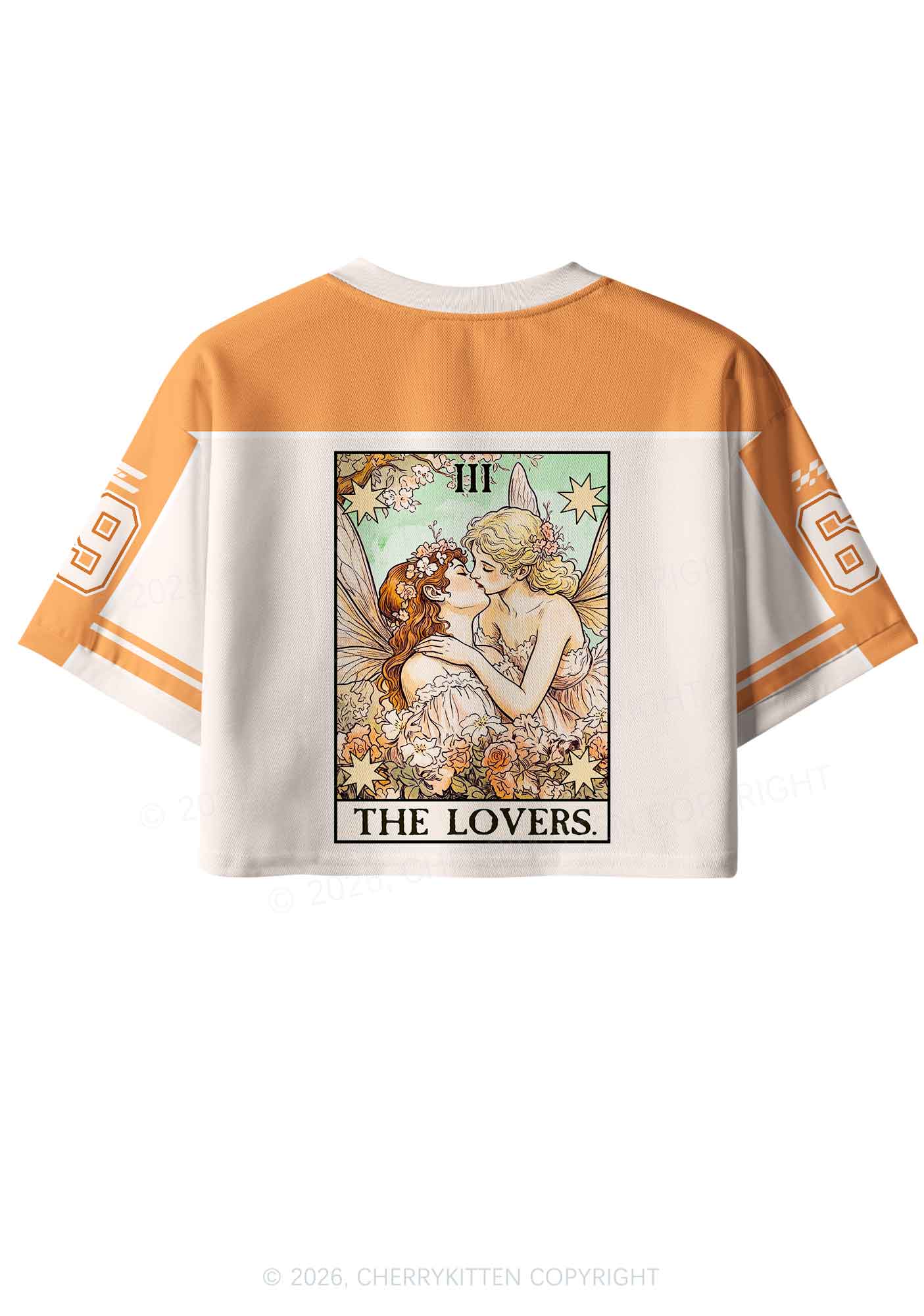 The Fairy Lovers Pride Y2K Crop Sport Jersey Shirts Cherrykitten