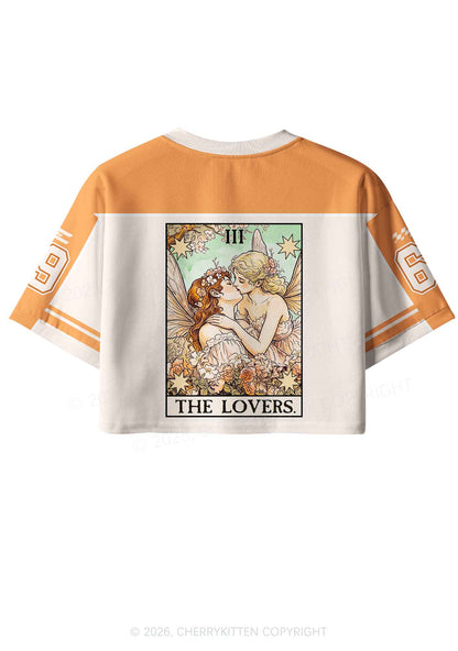 The Fairy Lovers Pride Y2K Crop Sport Jersey Shirts Cherrykitten