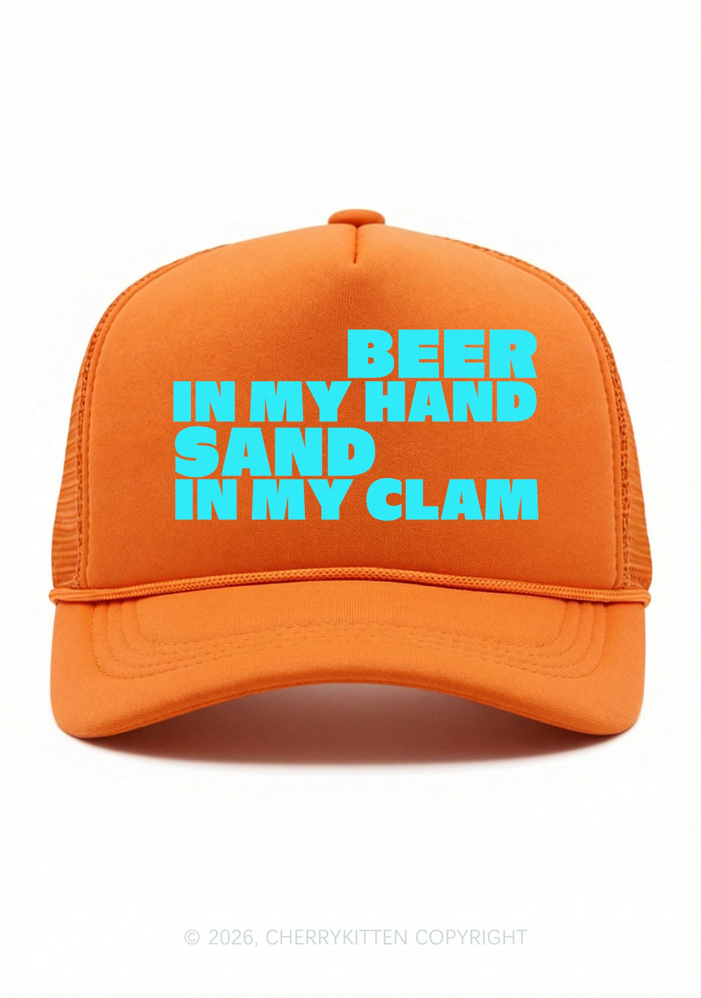 Beer In My Hand Y2K Trucker Hat Cherrykitten