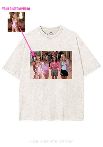 Custom Girls Movie Y2K Shirts Washed Tee Cherrykitten