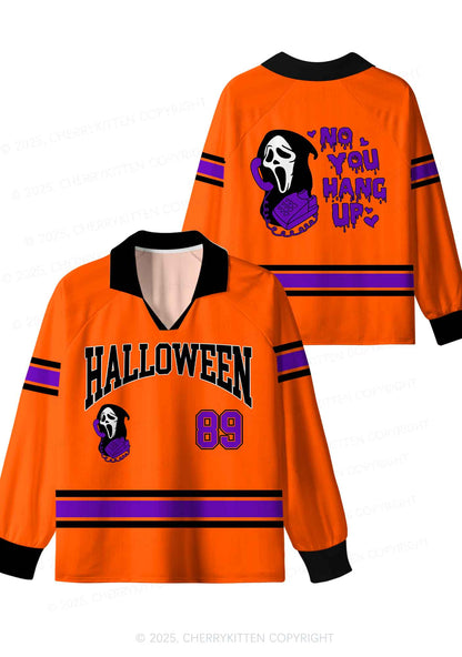 Halloween Custom Horror Hang Up Y2K Sport Long Sleeve Jersey Shirts Cherrykitten