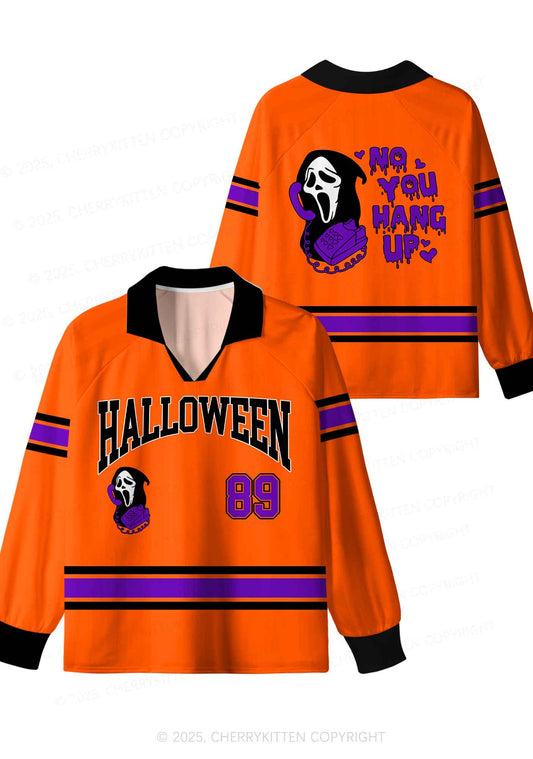 Halloween Custom Horror Hang Up Y2K Sport Long Sleeve Jersey Shirts Cherrykitten