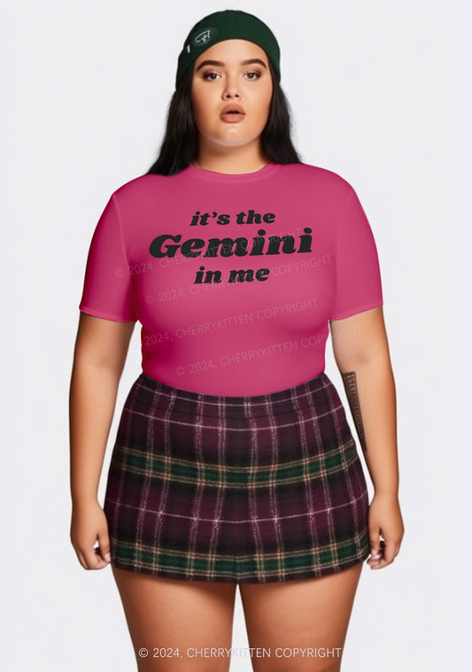Curvy Custom Zodiac In Me Y2K Baby Tee Cherrykitten