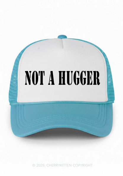 Not A Hugger Y2K Colorblock Trucker Hat Cherrykitten