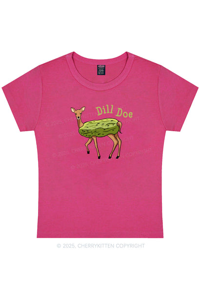 Dill Doe Y2K Baby Tee Cherrykitten
