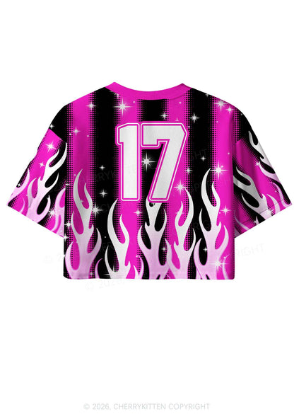 Gangsta Rap Made Me Do It Y2K Crop Sport Jersey Shirts Cherrykitten