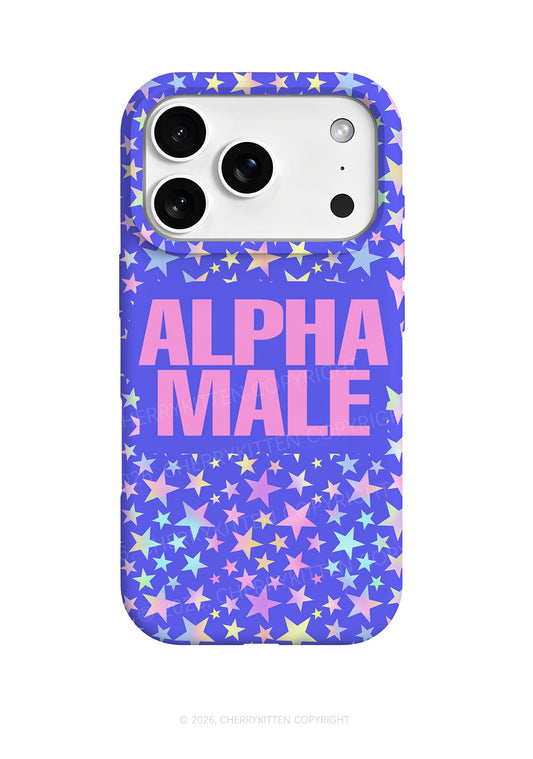Purple Alpha Male Pride Y2K Phone Case Cherrykitten
