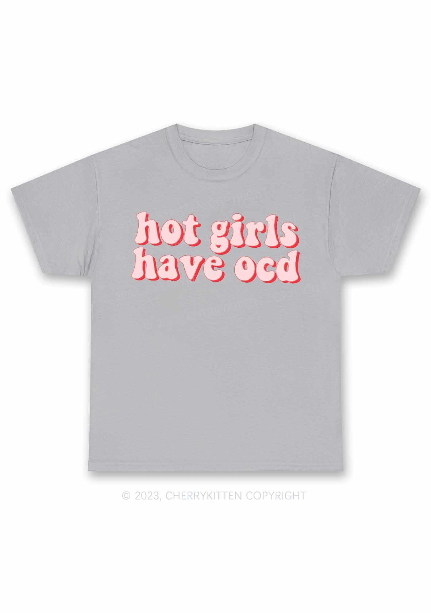 Hot Girls Have OCD Y2K Chunky Shirt Cherrykitten