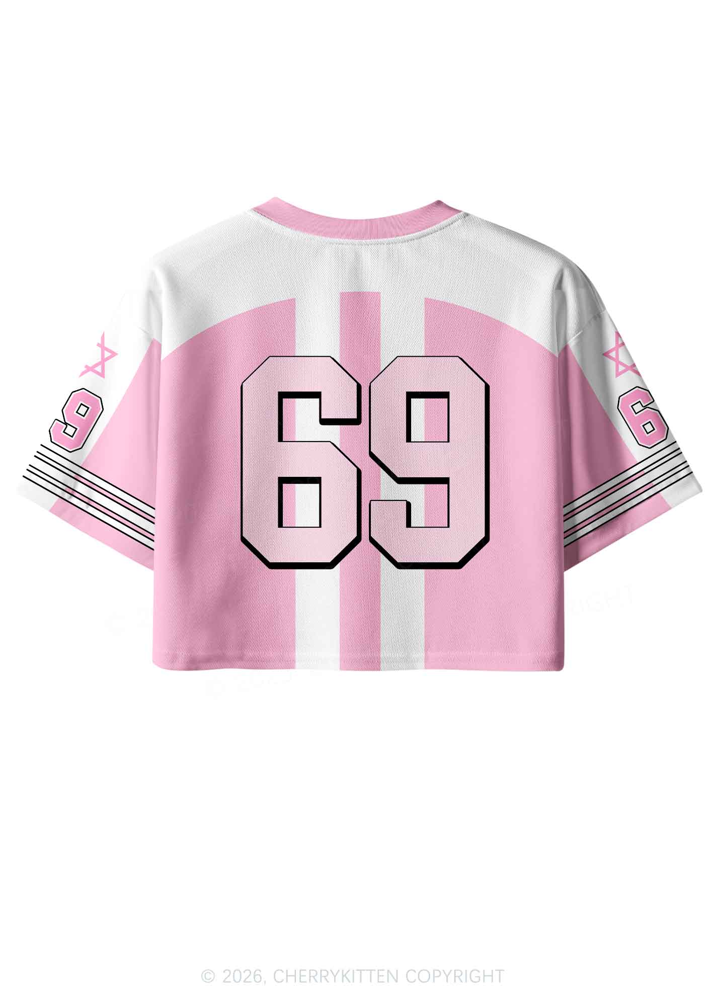 Garden Chat Pride Y2K Crop Sport Jersey Shirts Cherrykitten