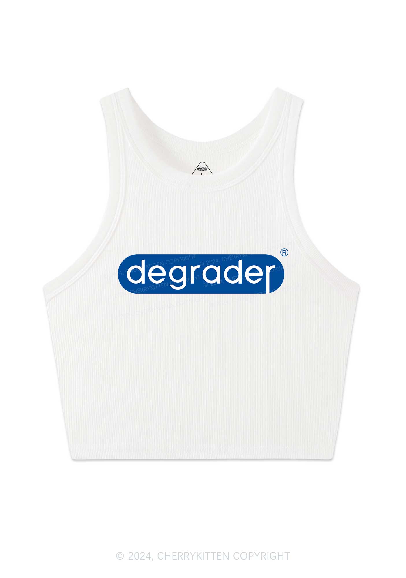 Degrader Y2K Crop Tank Top Cherrykitten