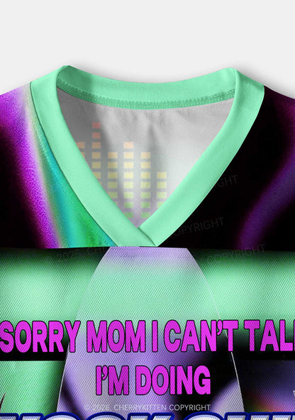 Im Doing Wook Shxt Y2K Crop Sport Jersey Shirts Cherrykitten
