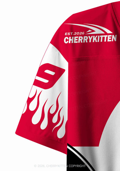I Love Femboys Pride Y2K Crop Sport Jersey Shirts Cherrykitten