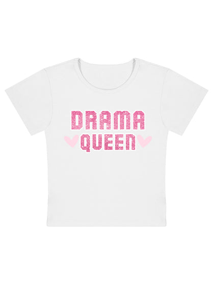 Drama Queen Y2K Baby Tee