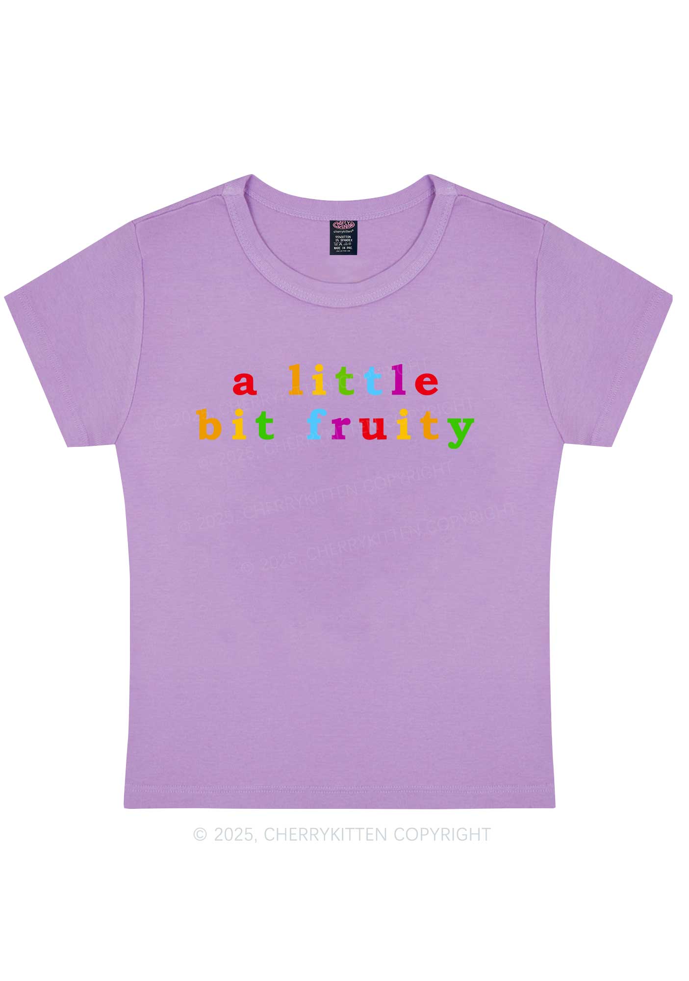 A Little Bit Fruity Y2K Baby Tee Cherrykitten