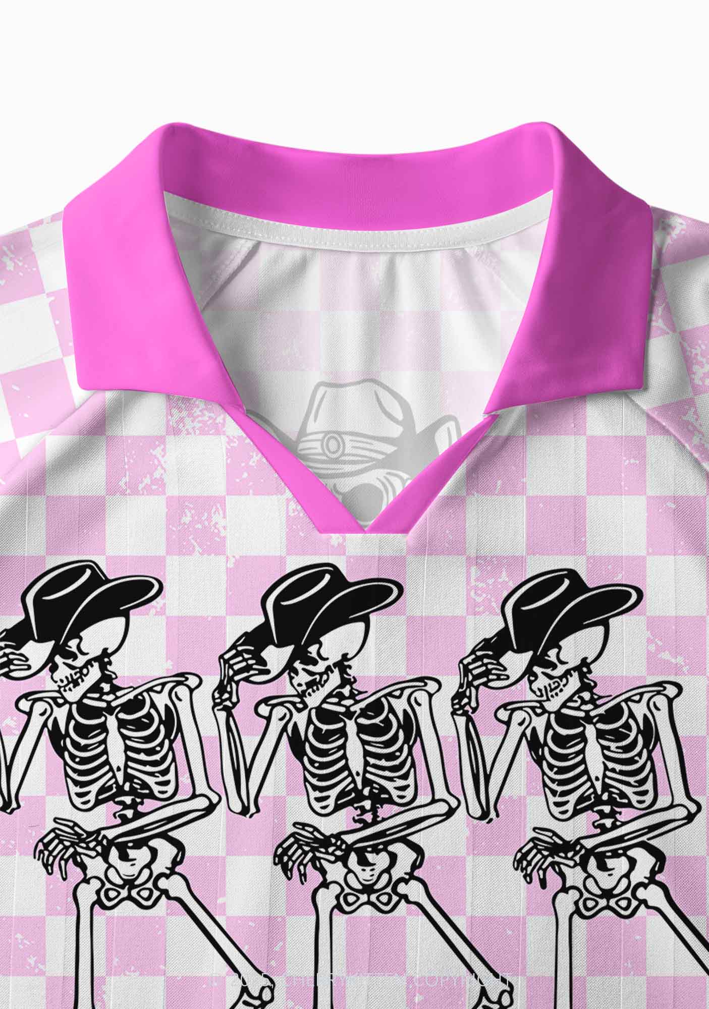 Custom Halloween Howdy Dancing Skeletons Y2K Long Sleeve Sport Jersey Shirts Cherrykitten