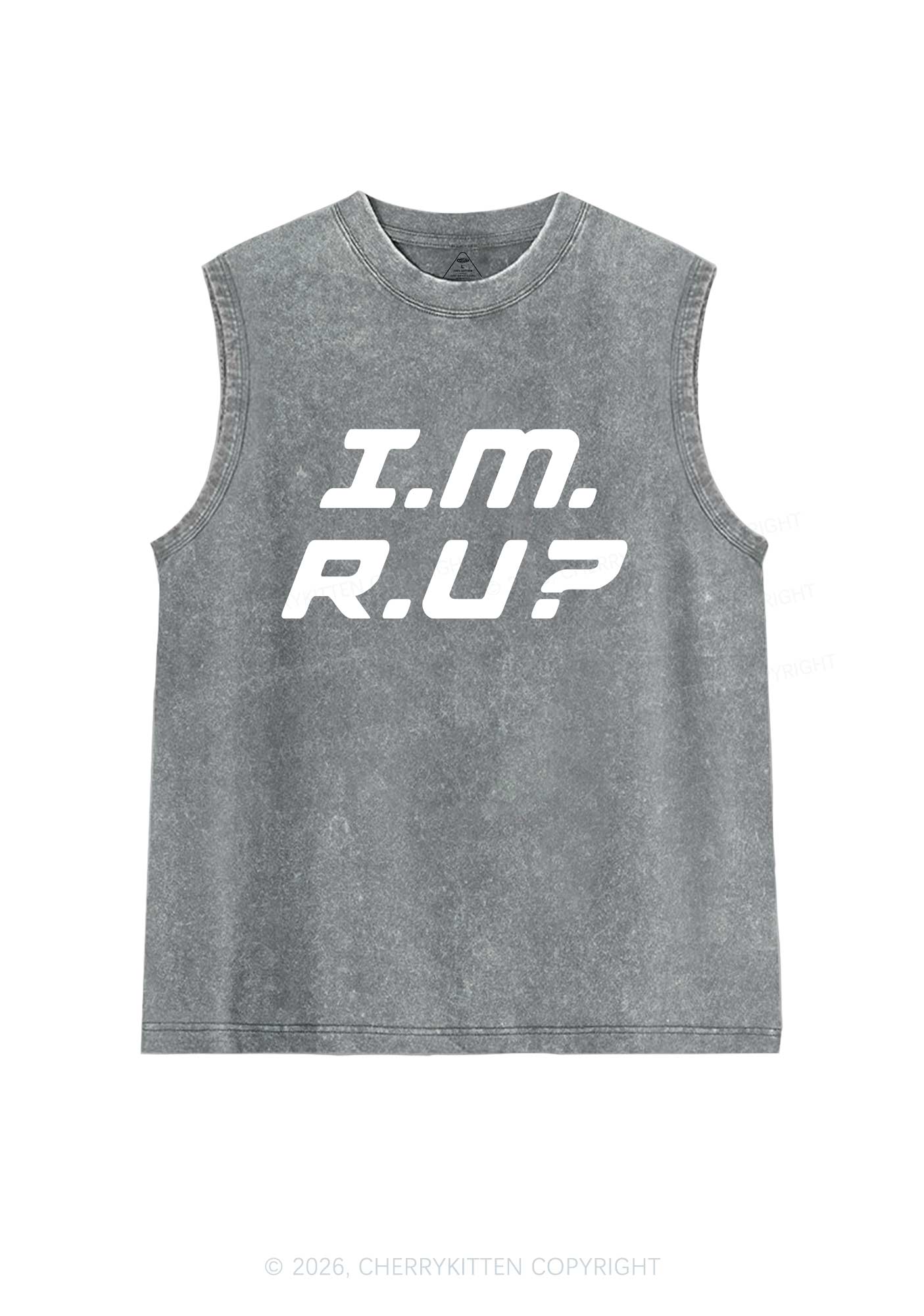Im Ru Pride Y2K Washed Muscle Tank Cherrykitten