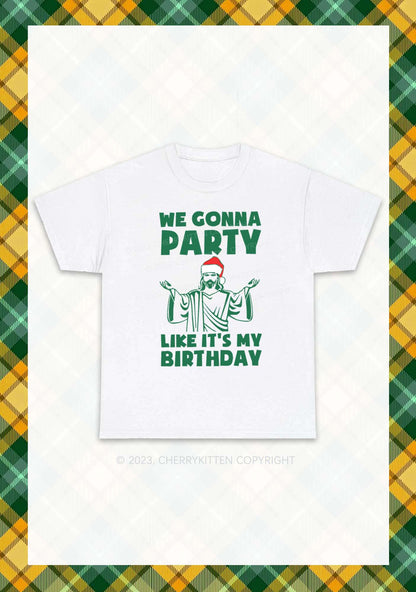 We Gonna Party Christmas Chunky Shirt Cherrykitten