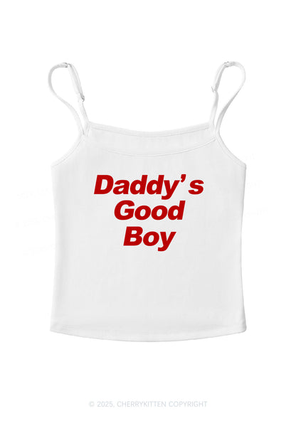 Daddys Good Boy Y2K Spaghetti Strap Cami Cherrykitten