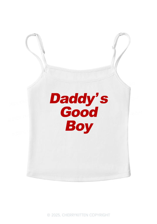 Daddys Good Boy Y2K Spaghetti Strap Cami Cherrykitten