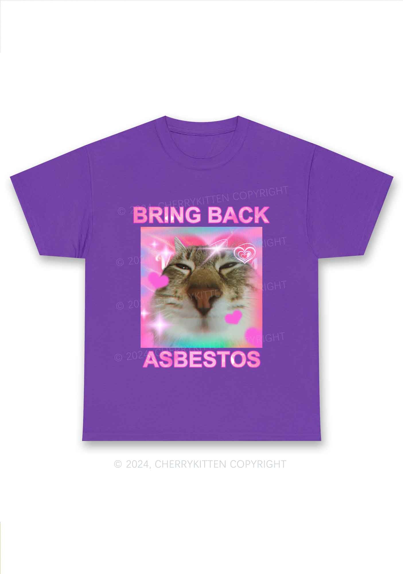 Bring Back Asbestos Y2K Chunky Shirt Cherrykitten