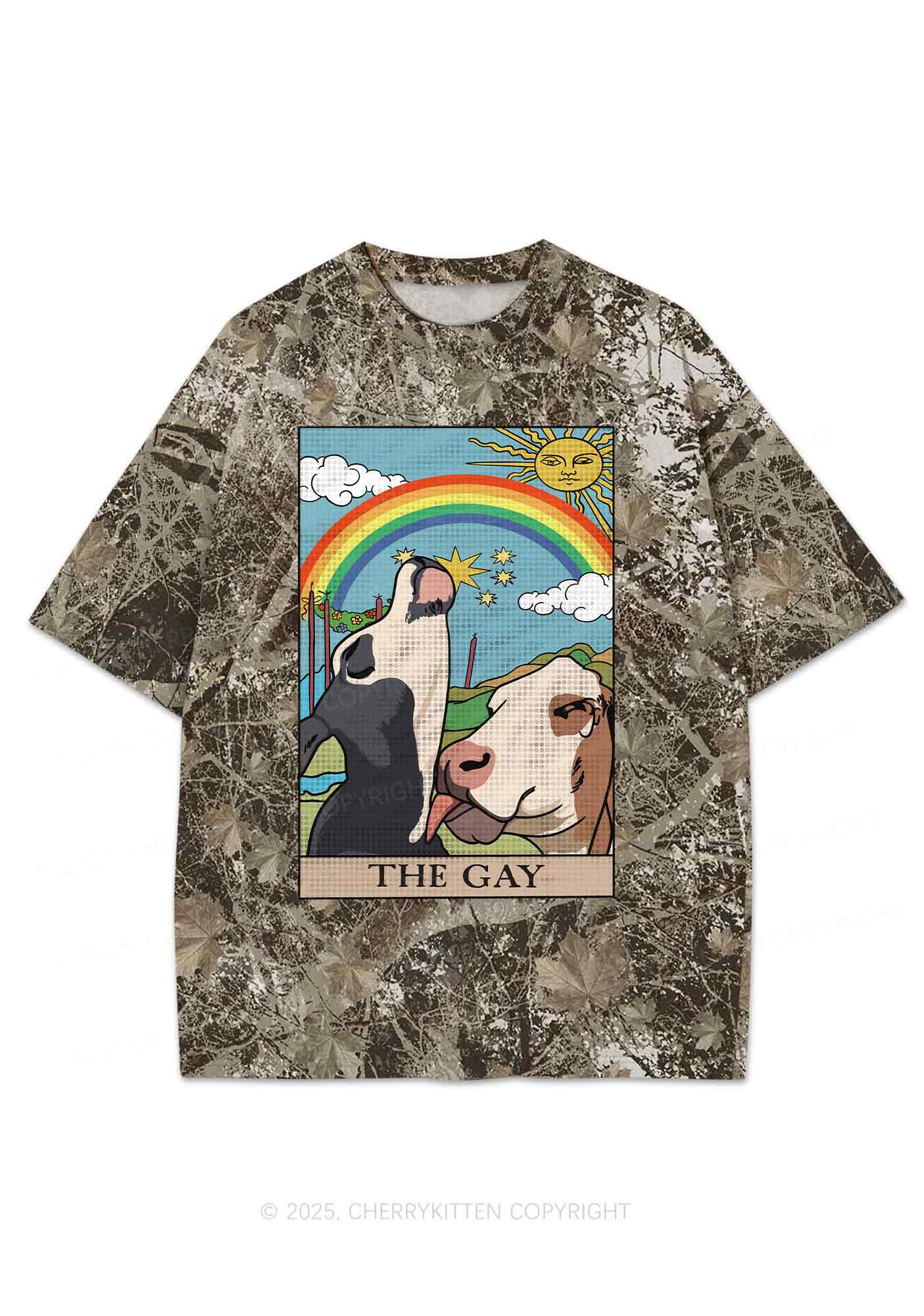 The Gay Pride Y2K Shirts Print Tee Cherrykitten