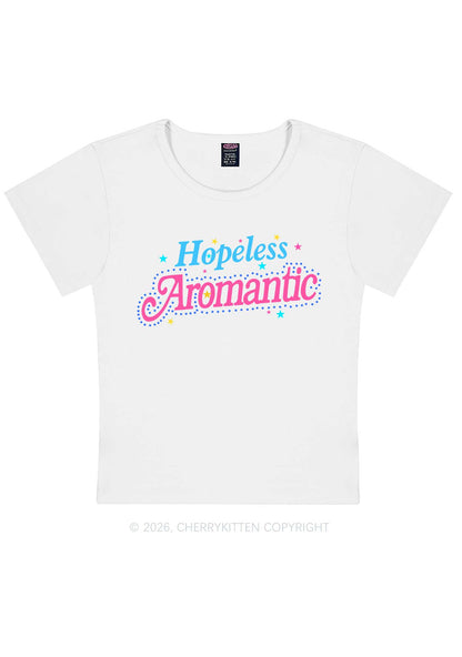 Hopeless Aromantic Pride Y2K Baby Tee Cherrykitten