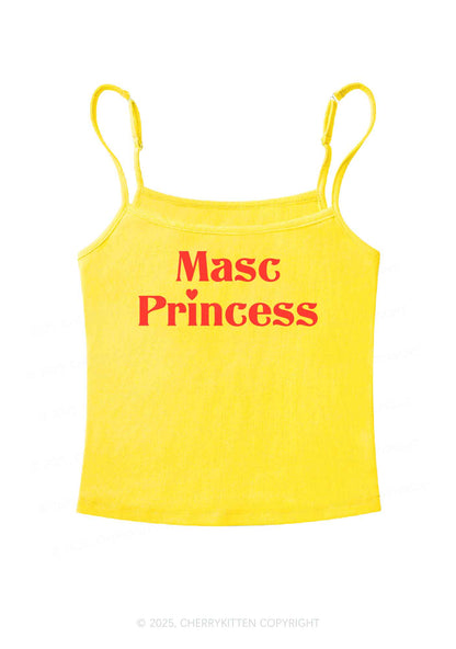 Masc Princess Pride Y2K Spaghetti Strap Cami Cherrykitten